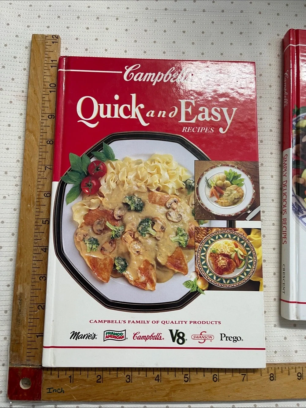 Campbell’s Soup Simply Delicious Recipe cookbook Set of 2